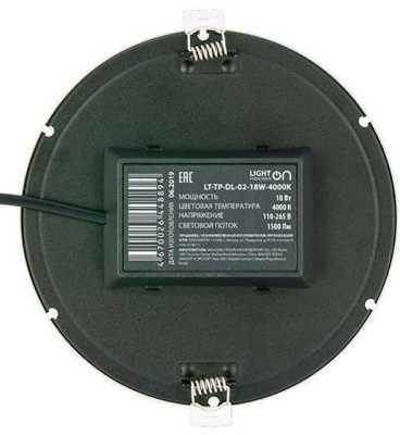 Энергия LT-TP-DL-02-12W-6500K Е1603-1012 Внутреннее освещение фото, изображение